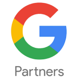 Google Partners badge with the Google logo, representing partnership with Google