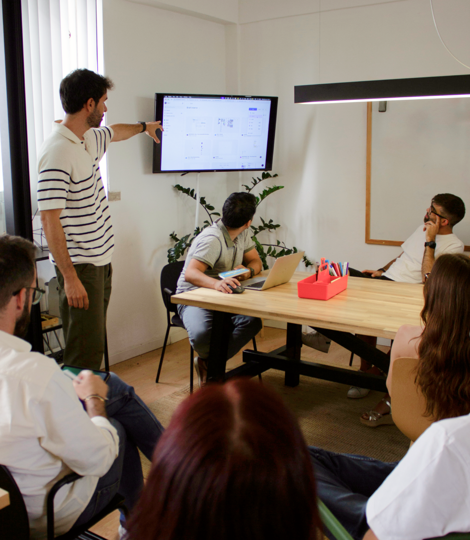 Reunião com equipa